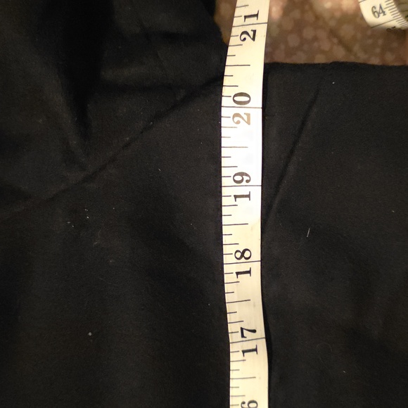 Eddie Bauer Black Short Wool Lined Button Front 2 Pockets Blazer/Jacket - Picture 16 of 16